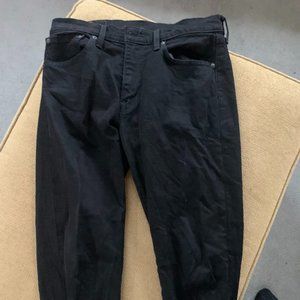 Levi's Premium 512 Slim-Taper BLACK Jeans 32 x 34 (LIKE NEW)